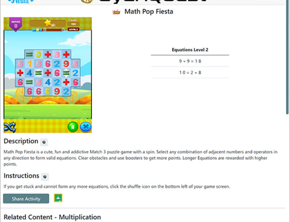 Introducing Web Editions of Trivia Fiesta, Word Pop Fiesta, Math Pop ...